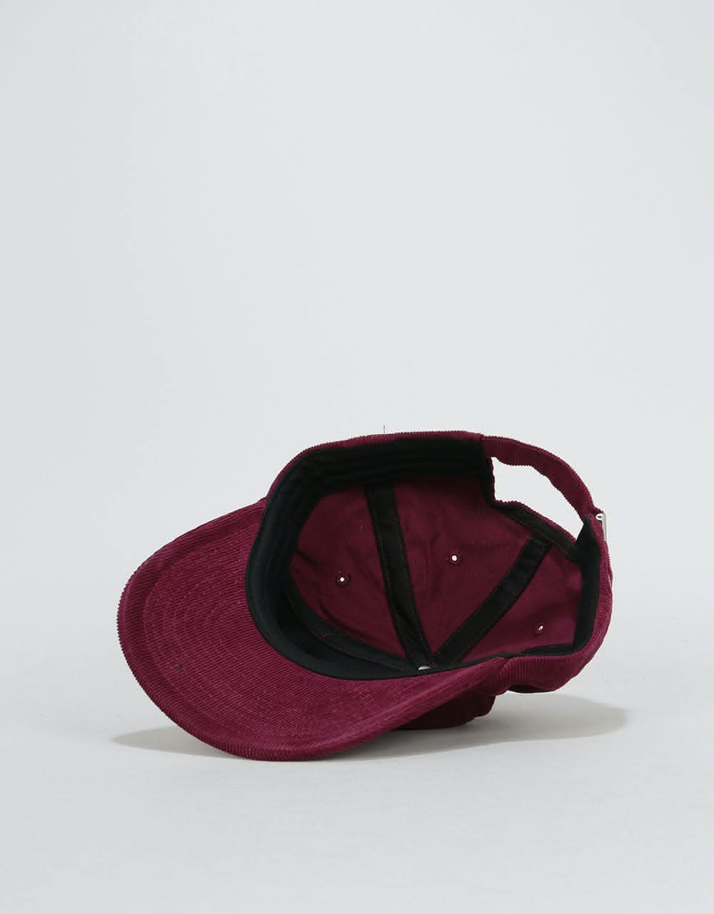 Route One Vintage Cord Dad Cap - Burgundy