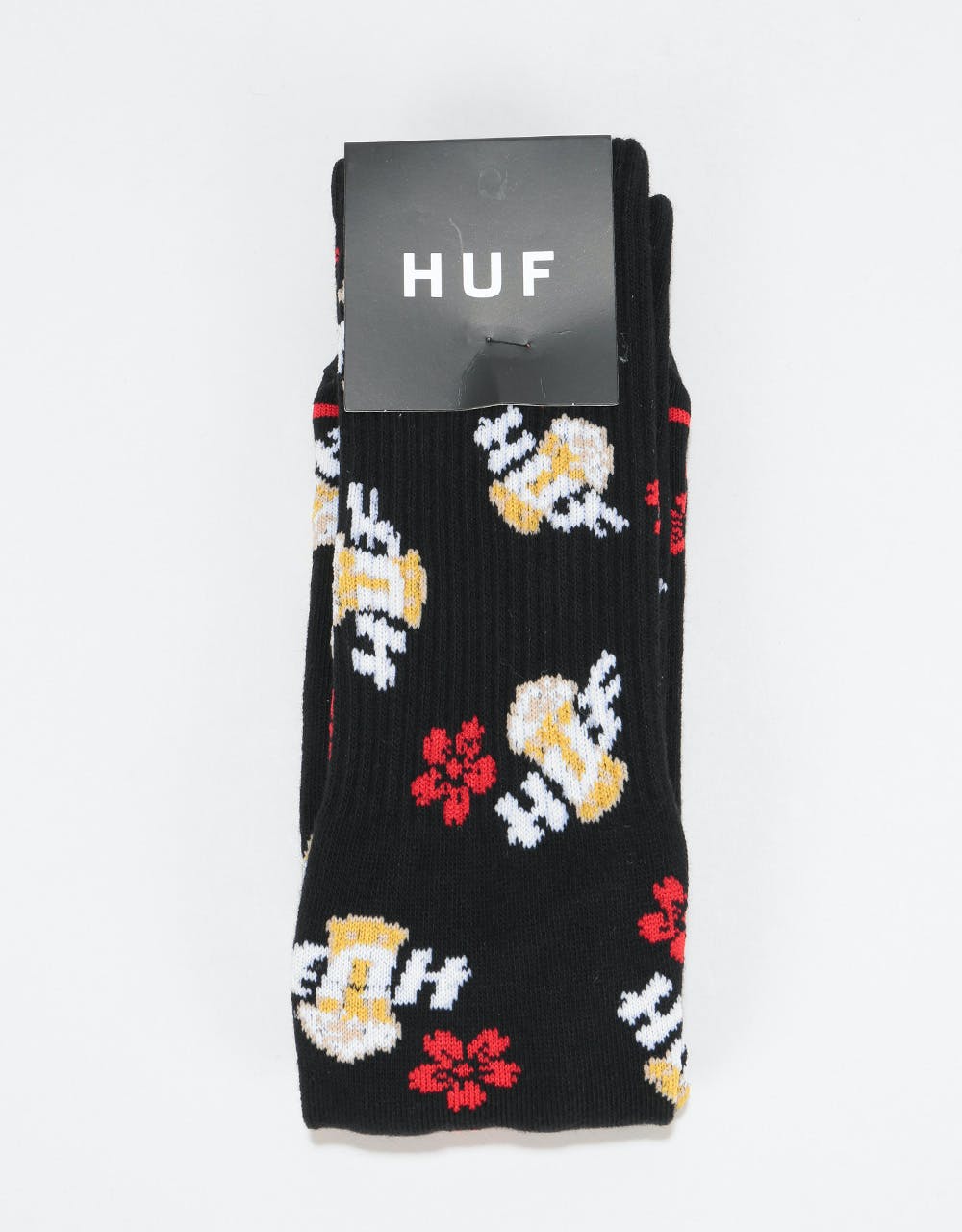 HUF Dive Bar Crew Socks - Black