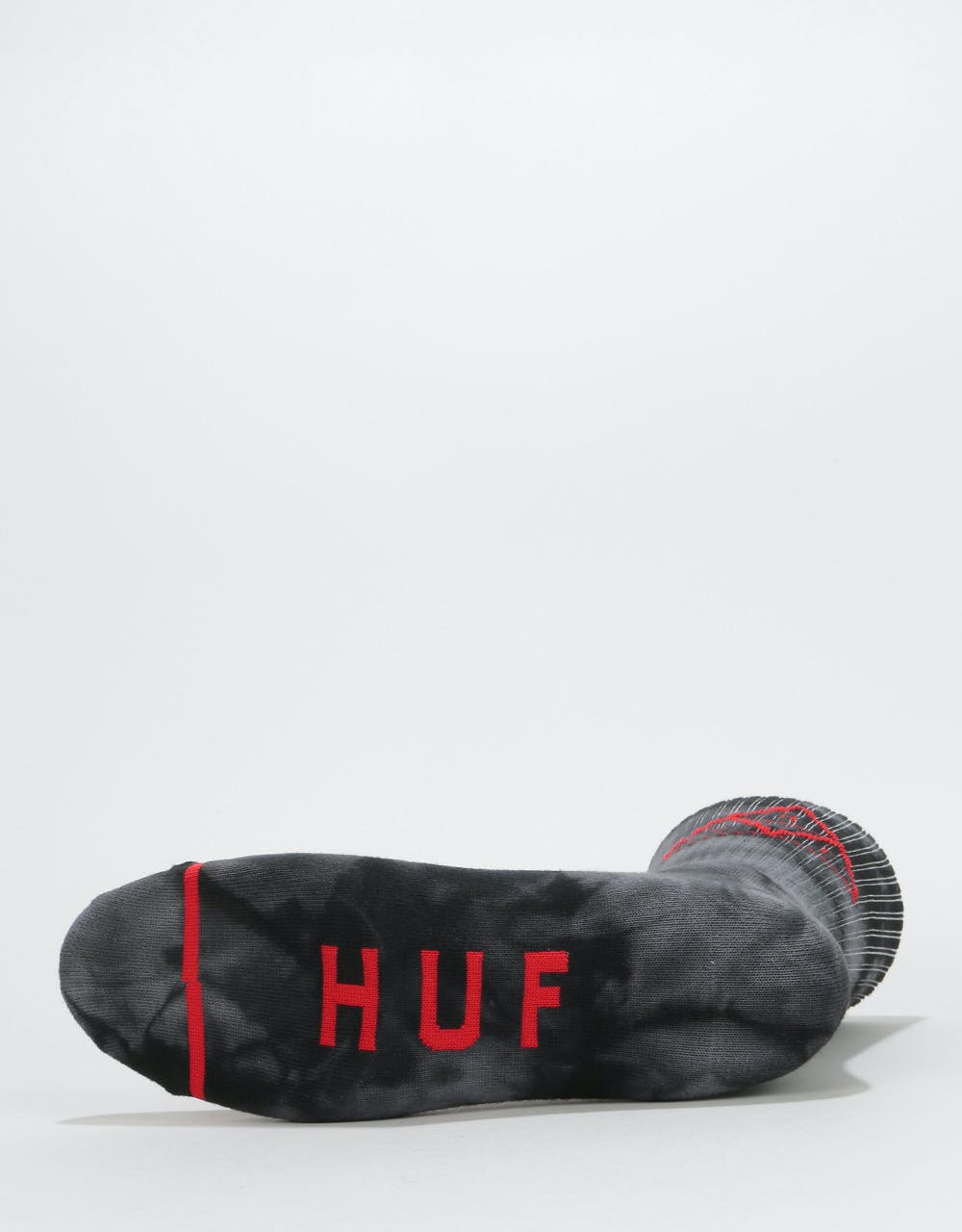 HUF Spot Dye Triple Triangle Crew Socks - Black