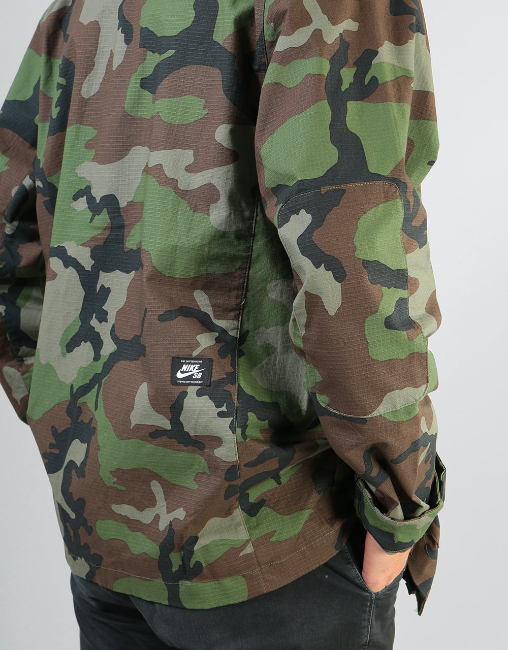 Nike SB Camo Chore Jacket - Medium Olive/Black