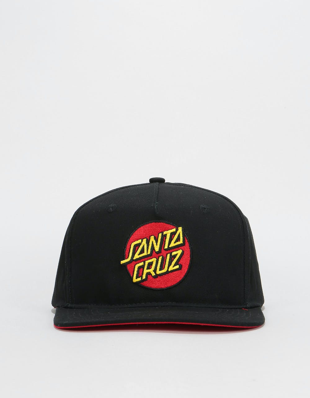 Santa Cruz Classic Dot Snapback Cap - Black