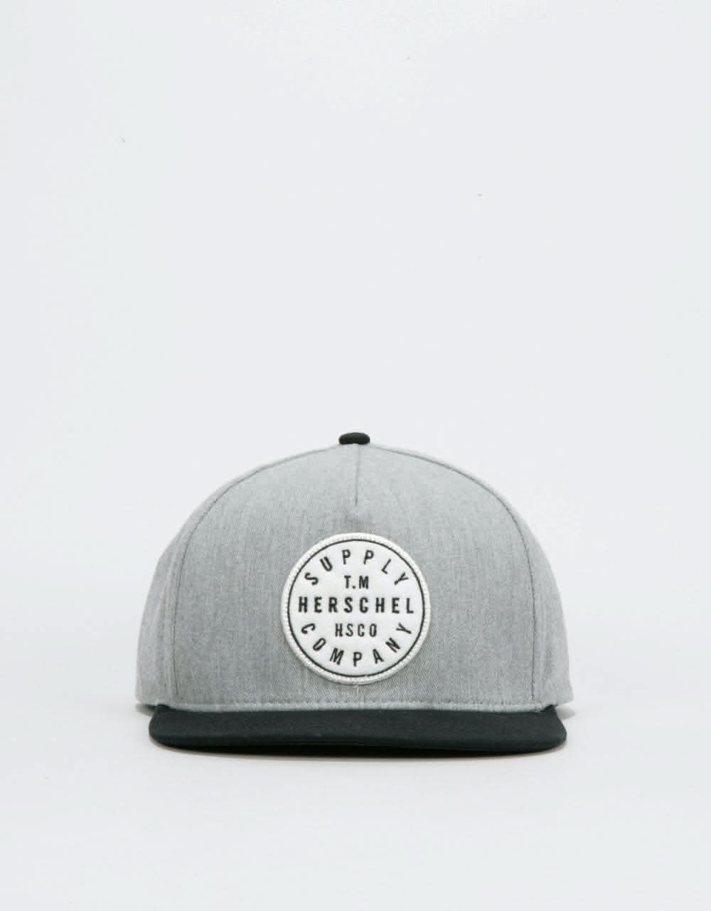 Herschel Supply Co. TM Snapback Cap - Heather Grey/Black