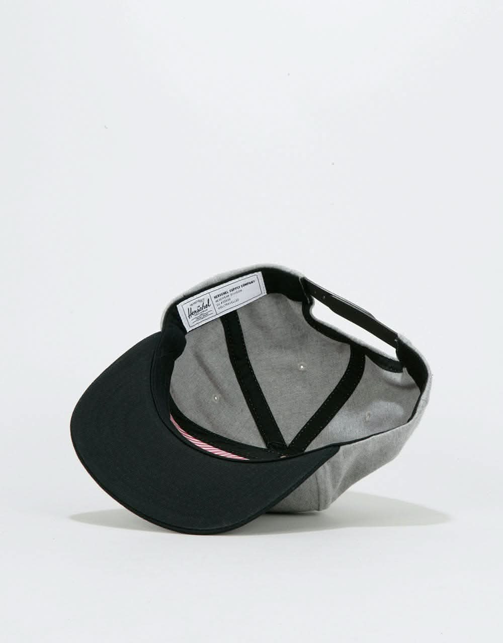 Herschel Supply Co. TM Snapback Cap - Heather Grey/Black