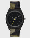 Nixon Time Teller Watch - Black/Camo/Volt