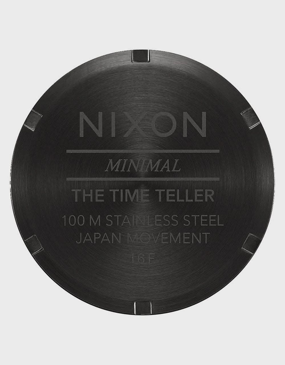Nixon Time Teller Watch - Black/Camo/Volt