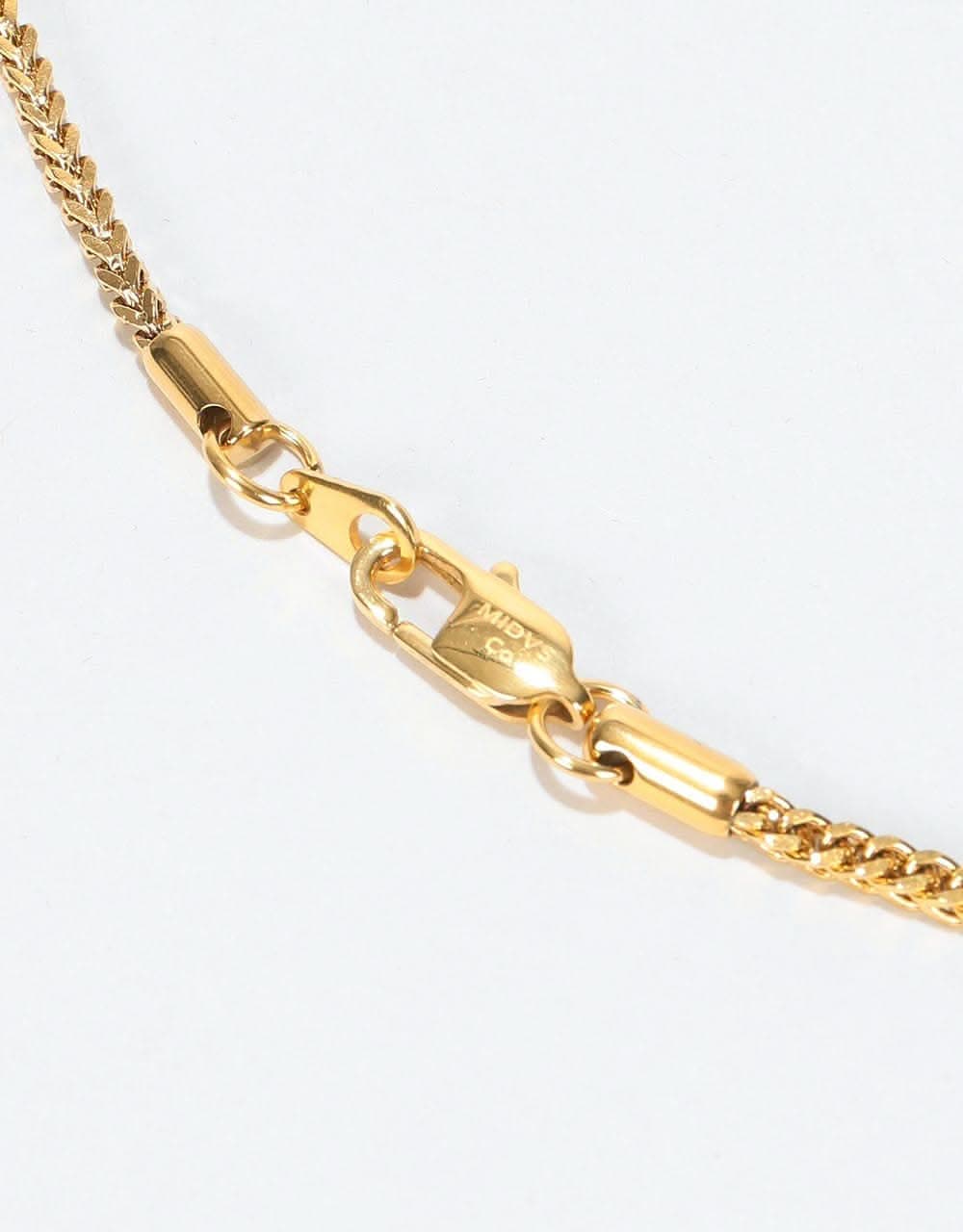 Midvs Co 18K Gold Plated Razor Necklace - Gold