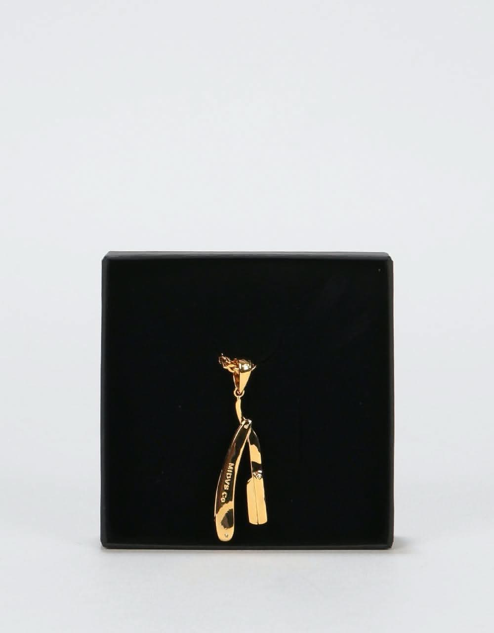 Midvs Co 18K Gold Plated Razor Necklace - Gold