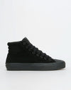 Straye Venice High Skate Shoes - Black/Black Suede