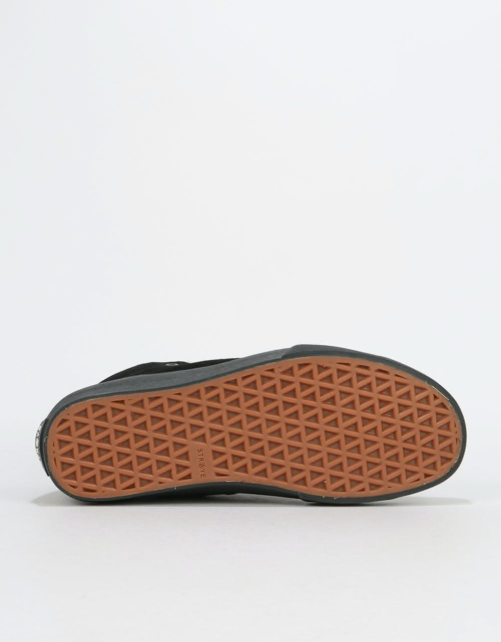 Straye Venice High Skate Shoes - Black/Black Suede
