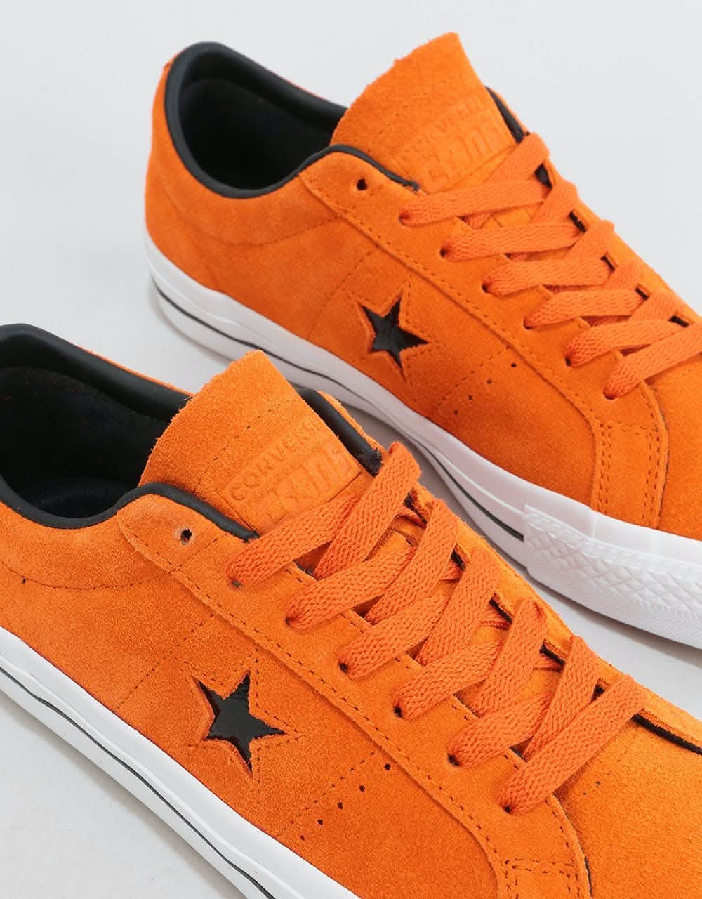 Converse One Star Pro Ox Skate Shoes Campfire Orange/Black/White
