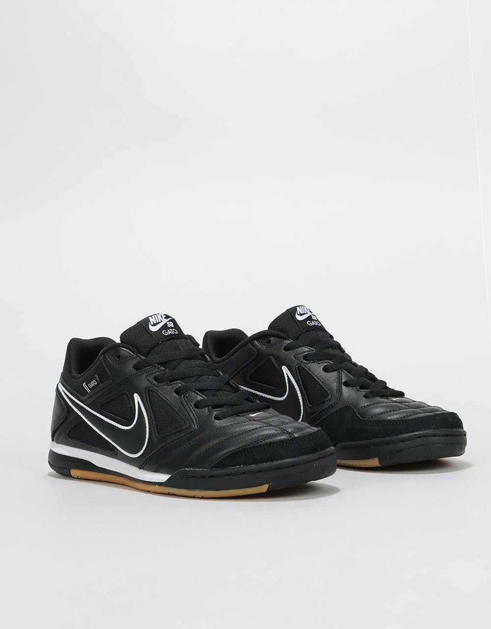 Nike SB Gato Skate Shoes - Black/Black-White-Gum Light Brown