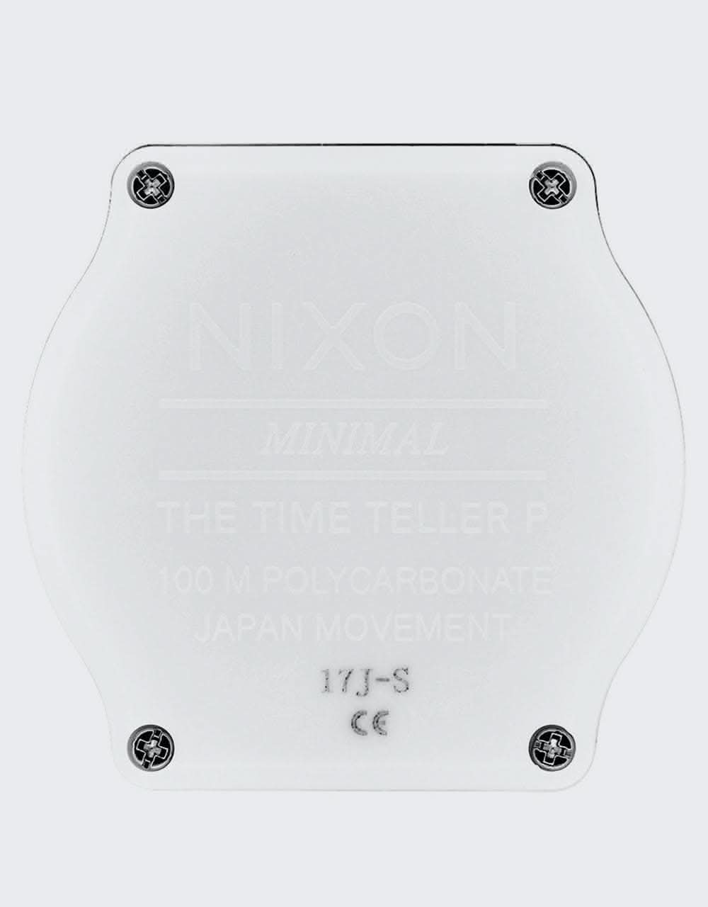 Nixon Time Teller P Corp Watch - Matte White/Black