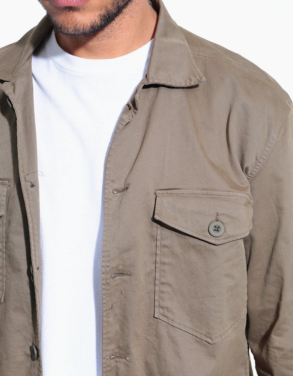 Route One Military Shirt - Olive