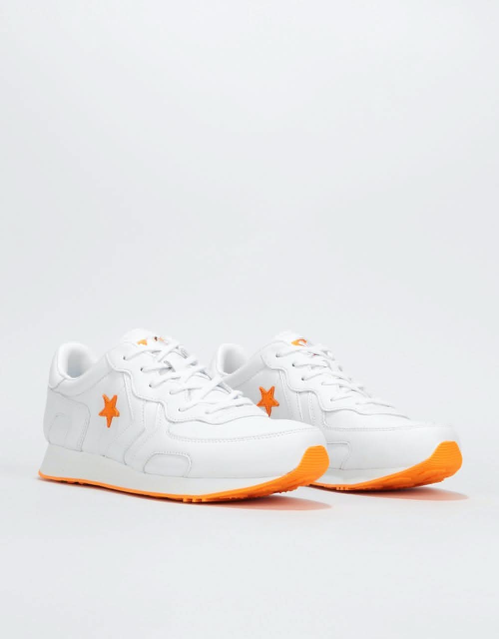 Converse x Illegal Civ Thunderbolt Ox Shoes - White/Orange/White