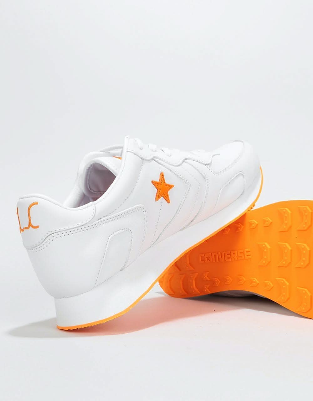 Converse x Illegal Civ Thunderbolt Ox Shoes - White/Orange/White