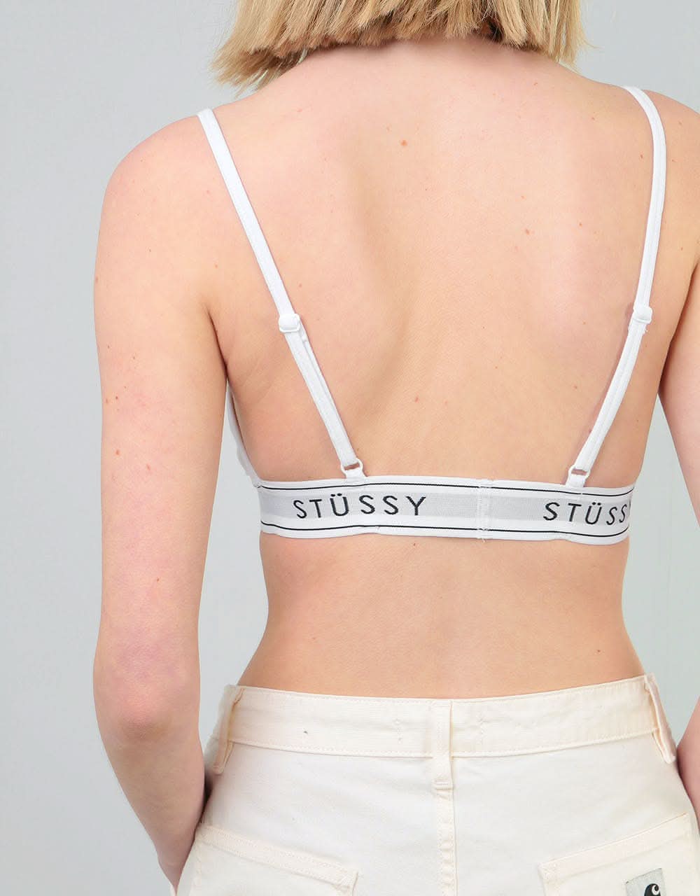 Stüssy Womens Basic Triangle Top - White