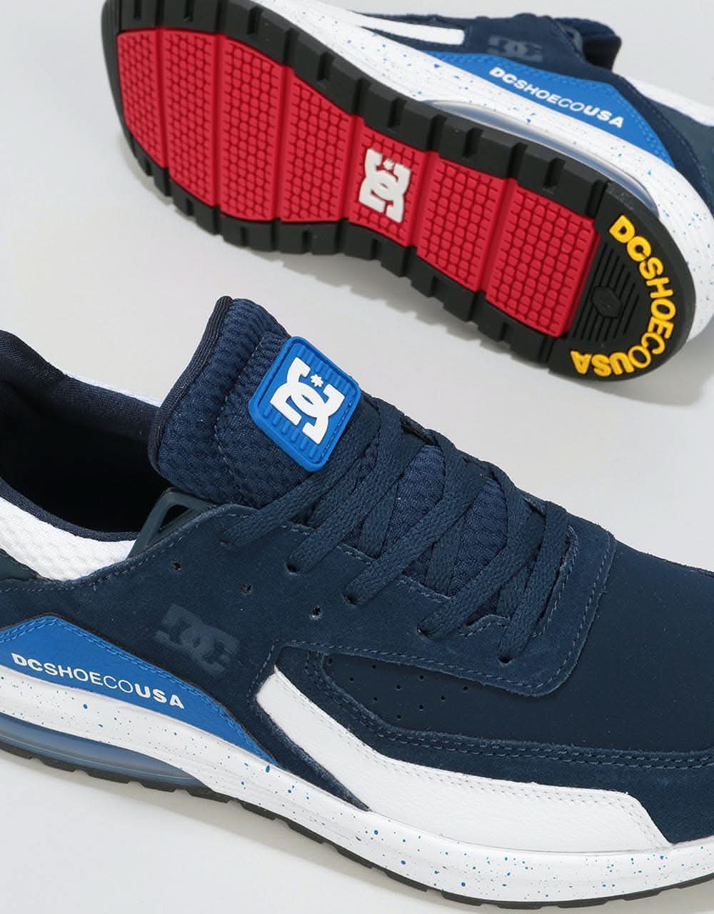 DC Vandium SE Skate Shoes - Navy/White