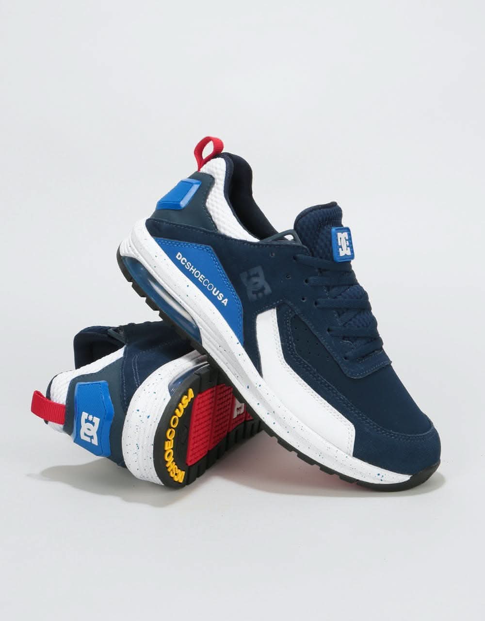 DC Vandium SE Skate Shoes - Navy/White