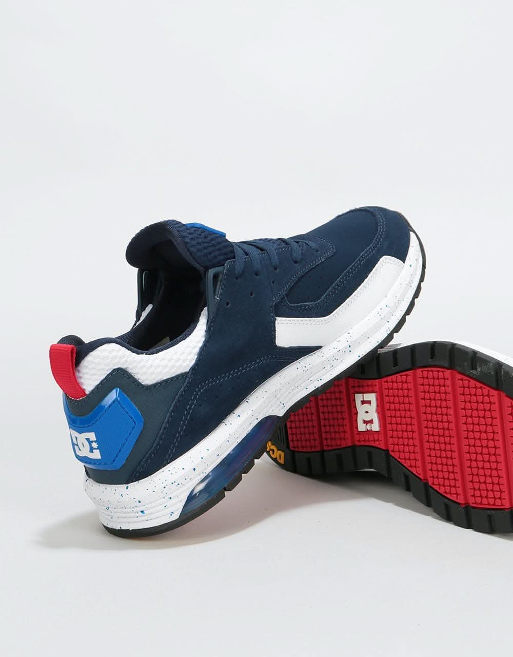 DC Vandium SE Skate Shoes - Navy/White