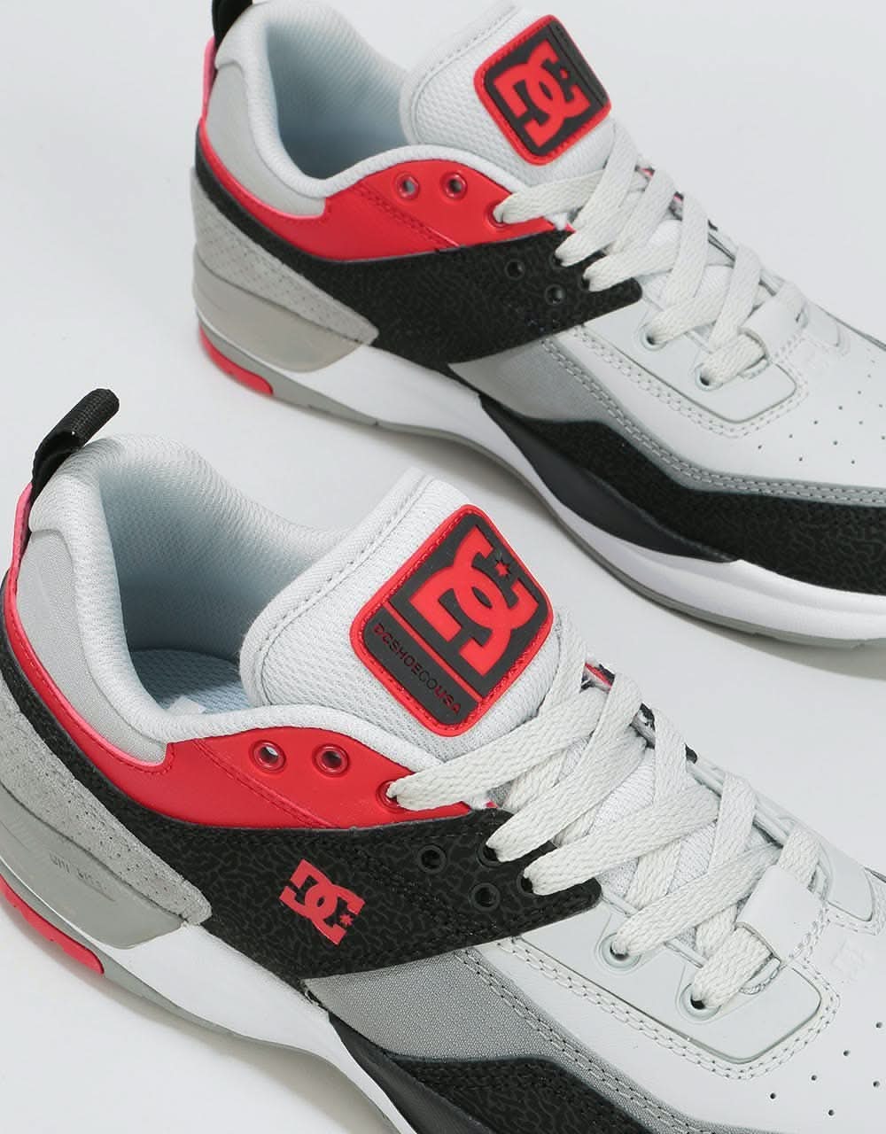 DC E.Tribeka Skate Shoes - Black/Athletic Red/Battleship