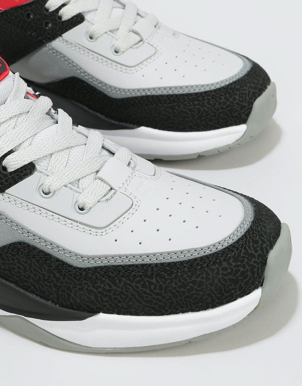 DC E.Tribeka Skate Shoes - Black/Athletic Red/Battleship