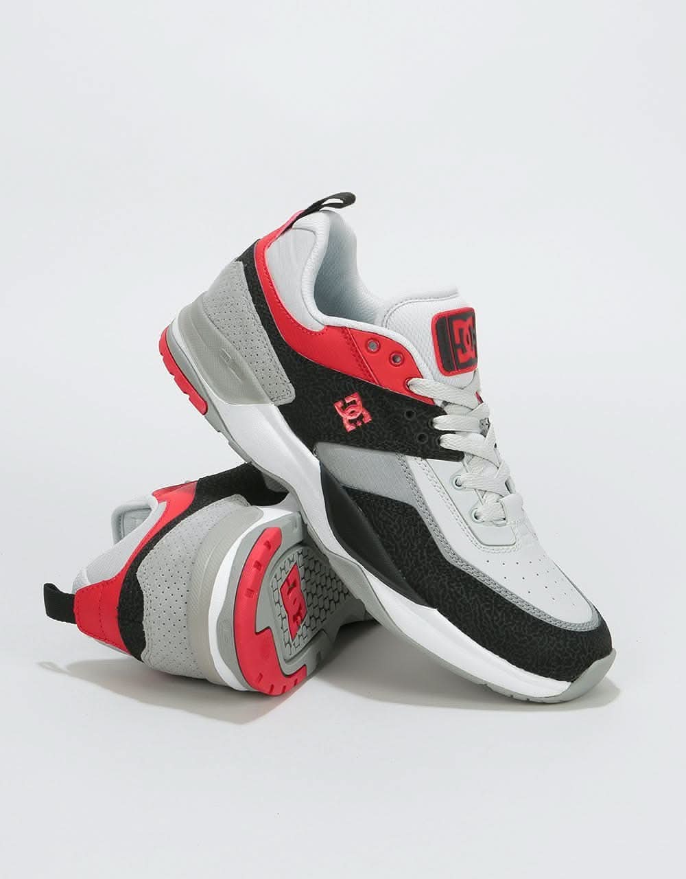 DC E.Tribeka Skate Shoes - Black/Athletic Red/Battleship
