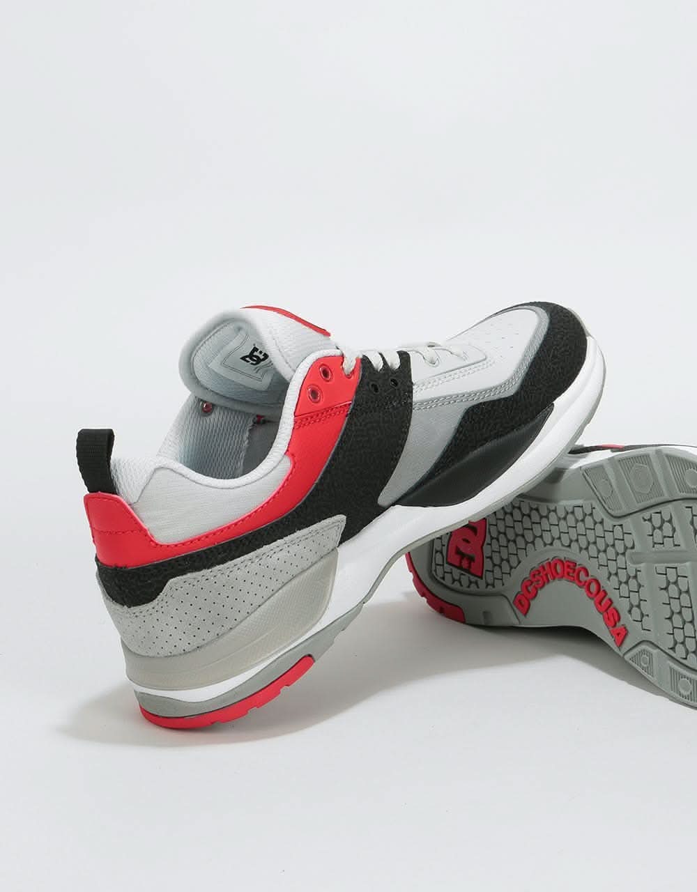 DC E.Tribeka Skate Shoes - Black/Athletic Red/Battleship