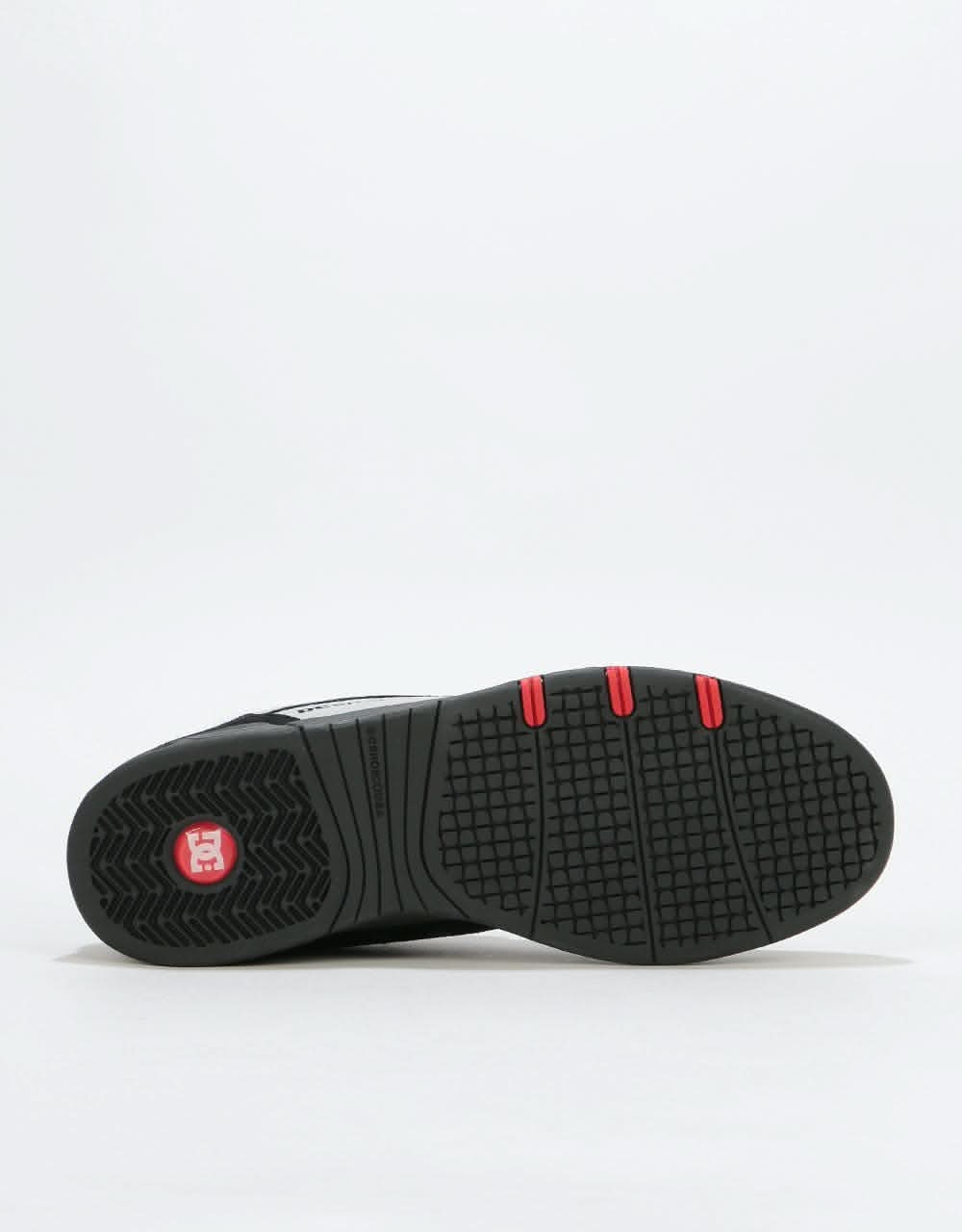 DC Legacy 98 Slim Skate Shoes - Black/White/Red
