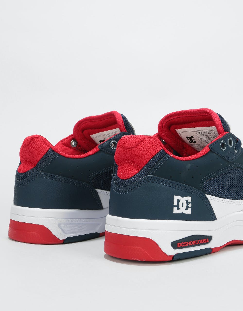 DC Maswell Skate Shoes - Navy/White