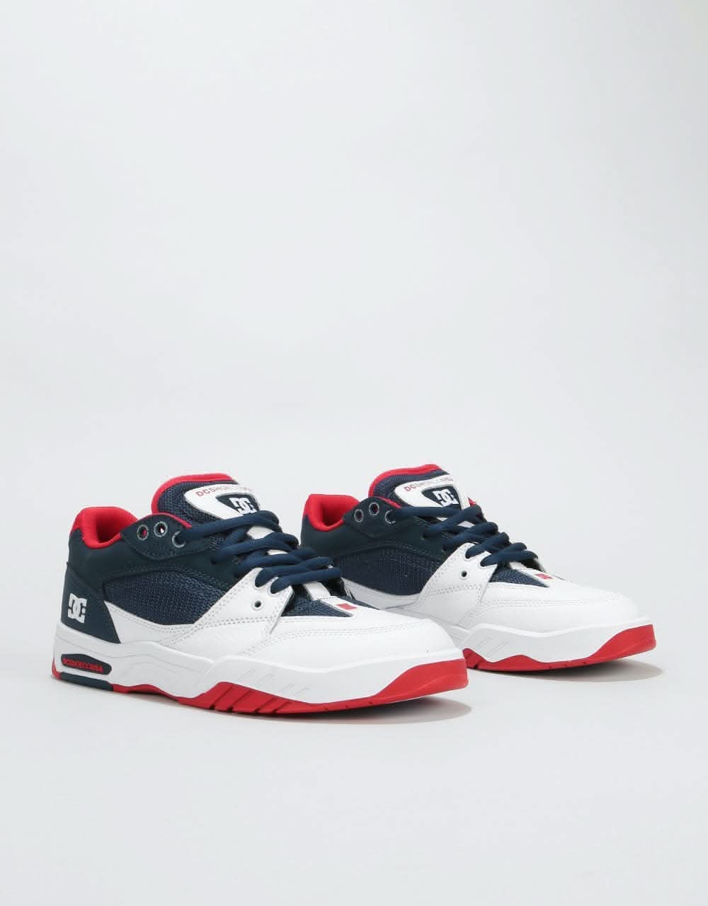 DC Maswell Skate Shoes - Navy/White