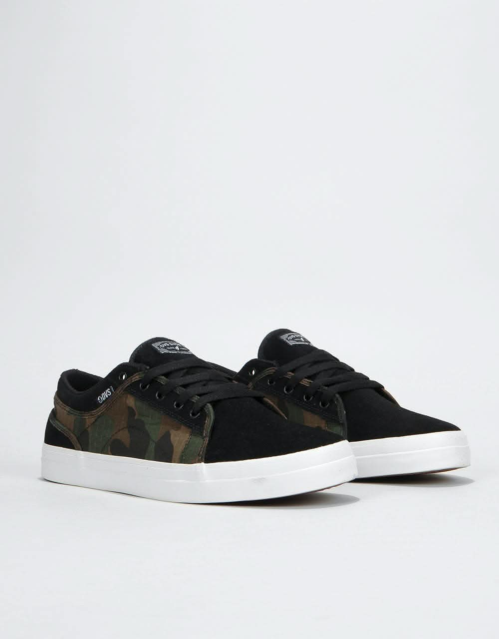DVS Aversa+ Skate Shoes - Camo/Black Suede