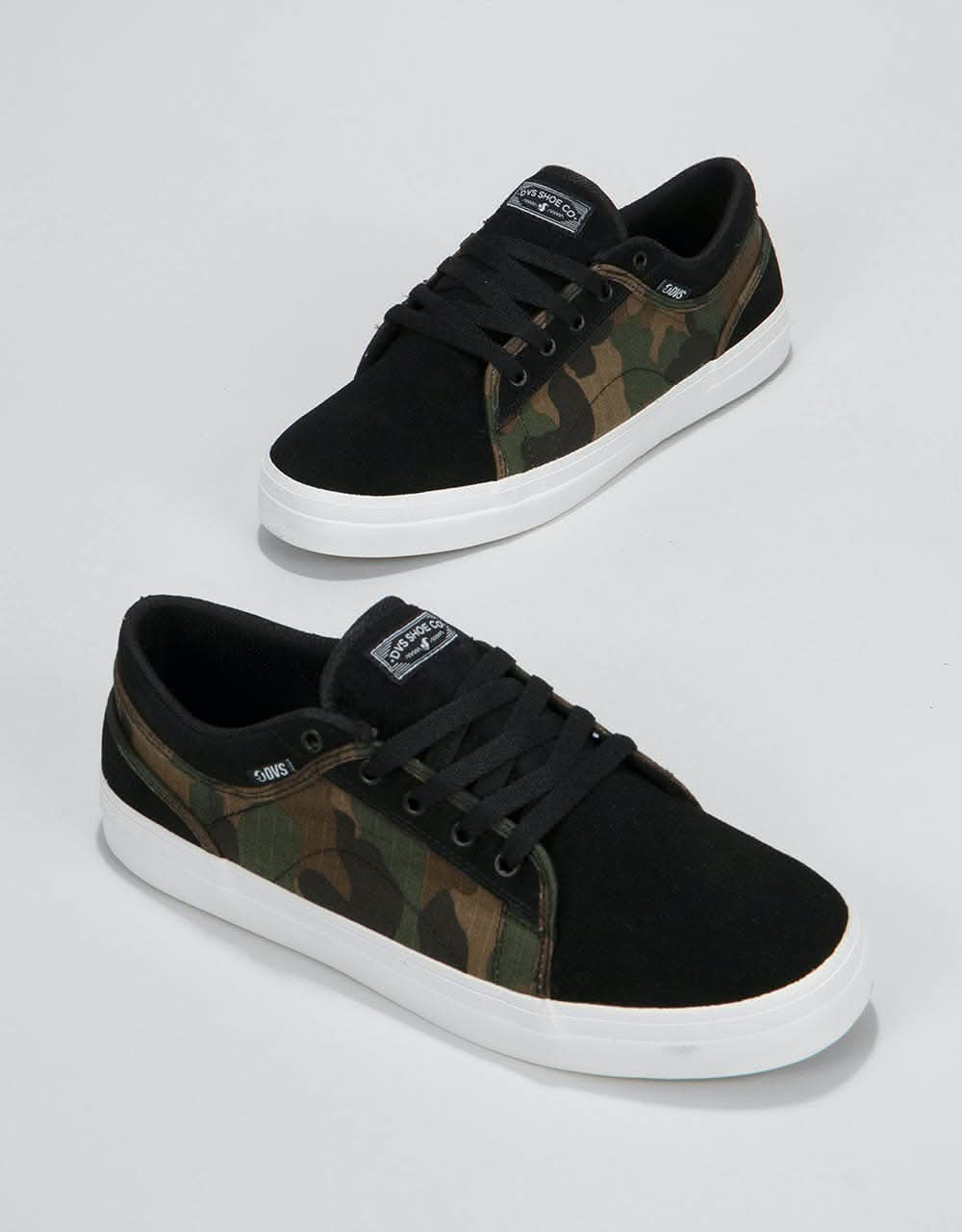 DVS Aversa+ Skate Shoes - Camo/Black Suede