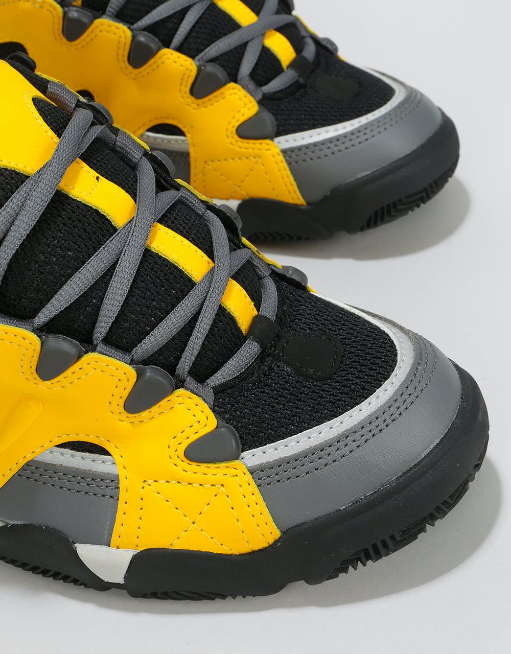 éS Scheme Skate Shoes - Grey/Black/Yellow