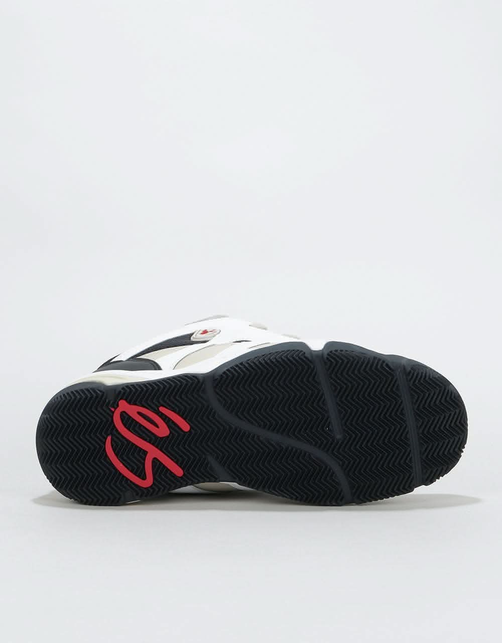 éS Scheme Skate Shoes - White/Grey/Navy