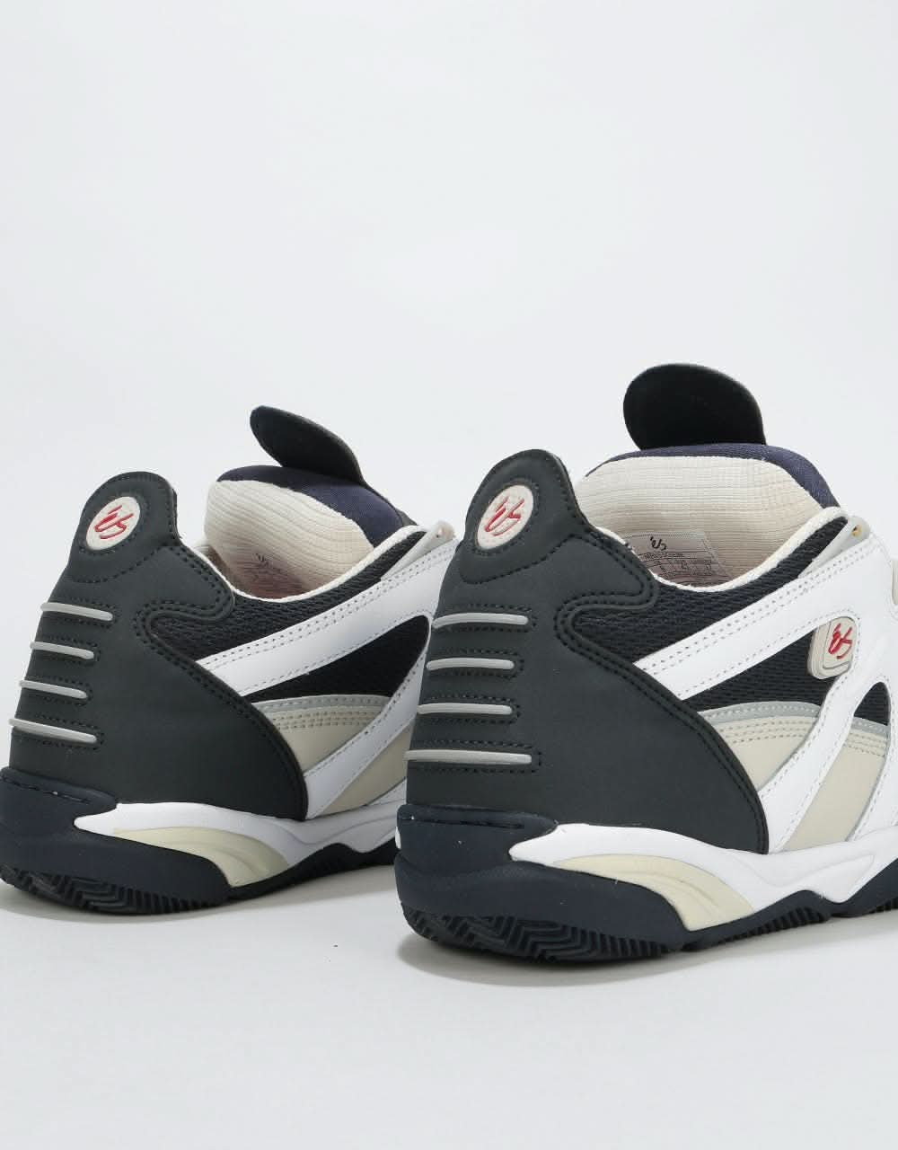 éS Scheme Skate Shoes - White/Grey/Navy