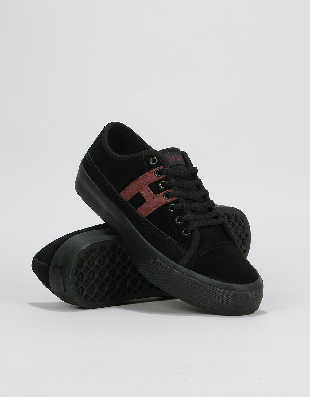 HUF Hupper 2 Low Skate Shoes - Black