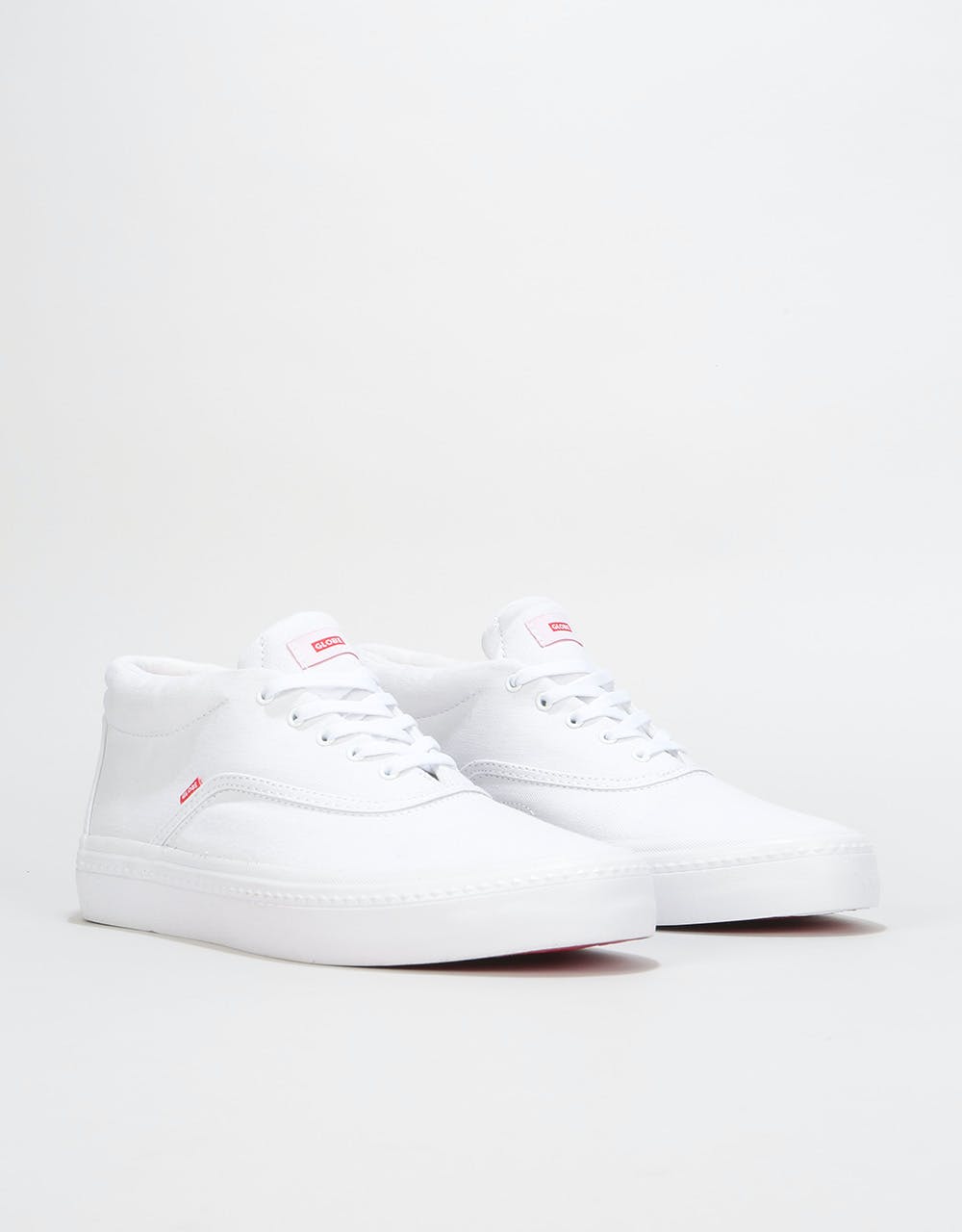 Globe Sprout Mid Skate Shoes - White/White