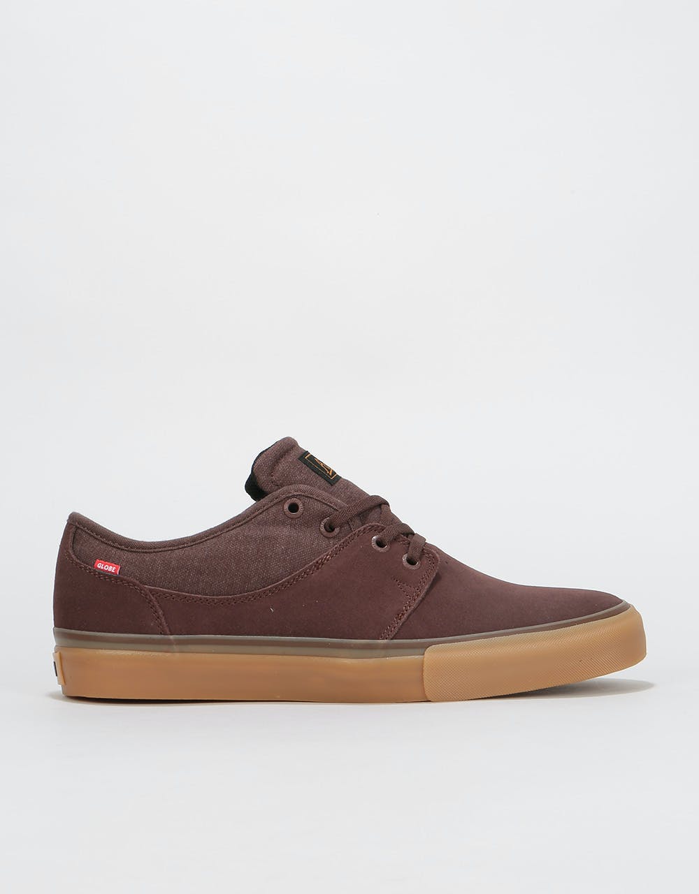 Globe Mahalo Skate Shoes - Dark Brown/Gum