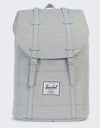 Herschel Supply Co. Retreat Backpack - Light Grey Crosshatch/Grey