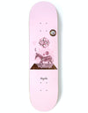 Magenta Fox Perceptions Skateboard Deck - 8.5"