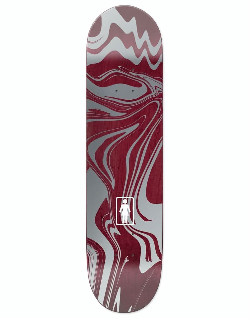Girl Biebel Oil Slick Skateboard Deck - 8"