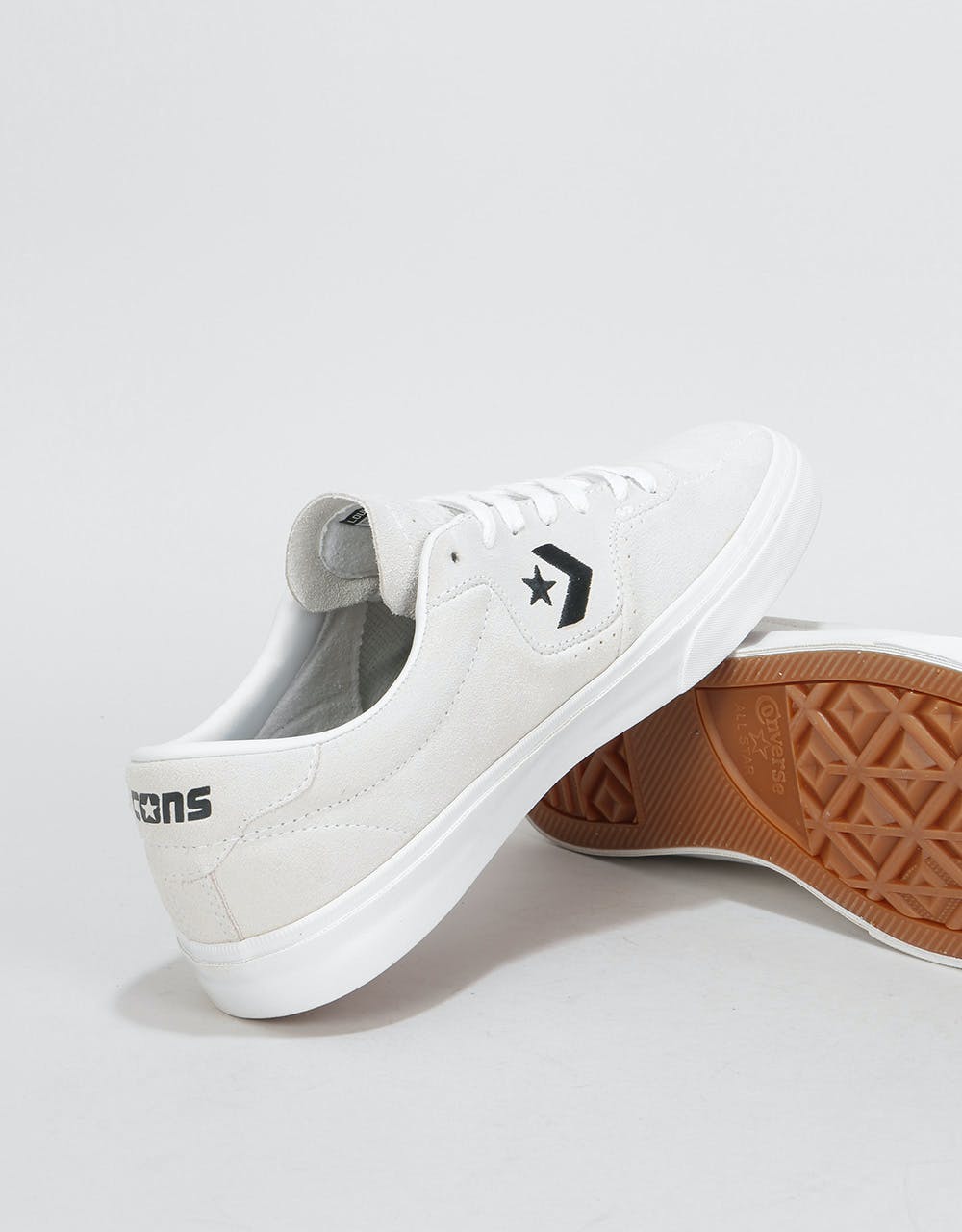 Converse Louie Lopez Pro Ox Skate Shoes - White/White/Black