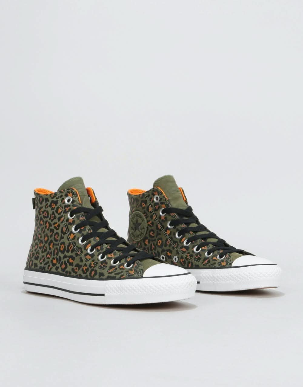 Converse CTAS Pro Hi Skate Shoes - Field Surplus/Black/White