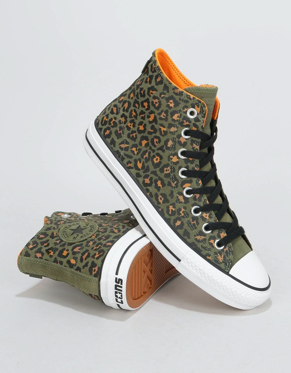 Converse CTAS Pro Hi Skate Shoes - Field Surplus/Black/White