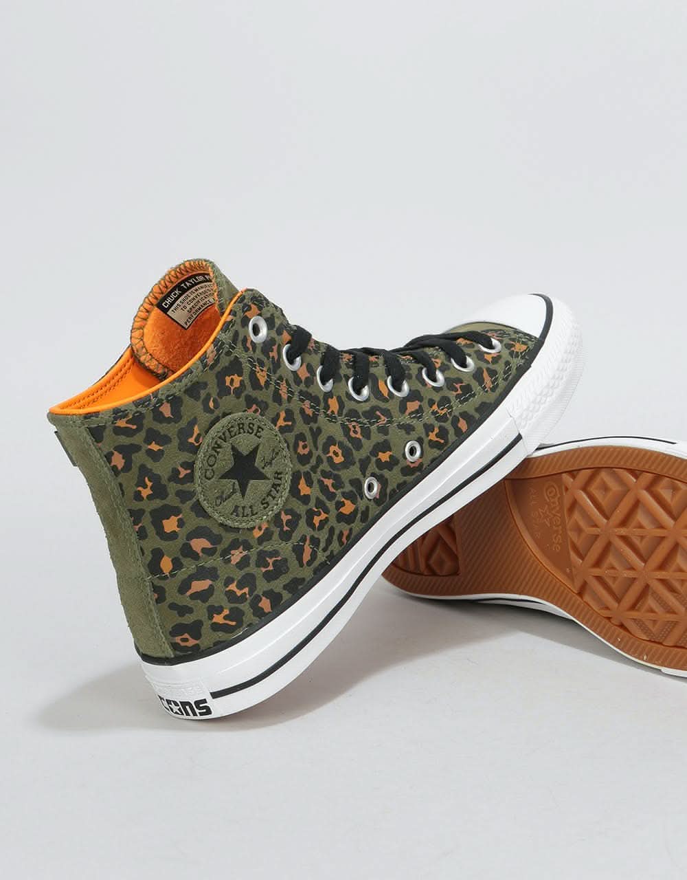Converse CTAS Pro Hi Skate Shoes - Field Surplus/Black/White