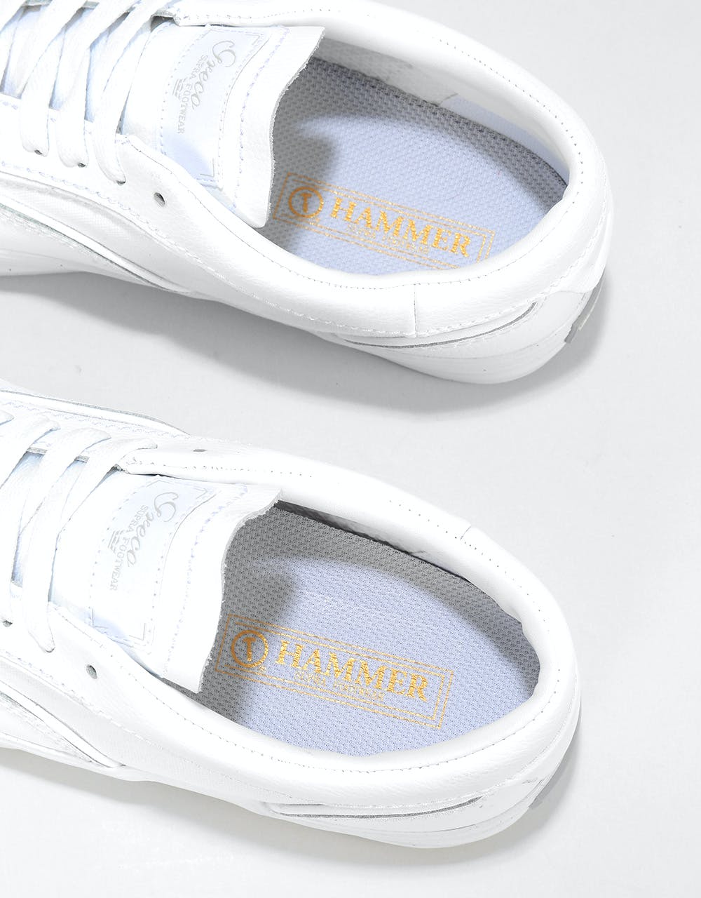 Supra Hammer VTG Skate Shoes - White/White