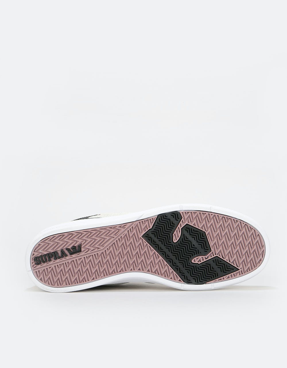 Supra Saint Skate Shoes - Bone/Black-White