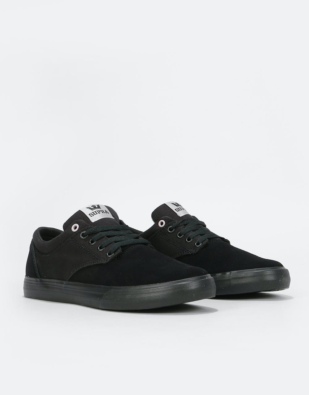 Supra Chino Skate Shoes - Black/Mauve-Black