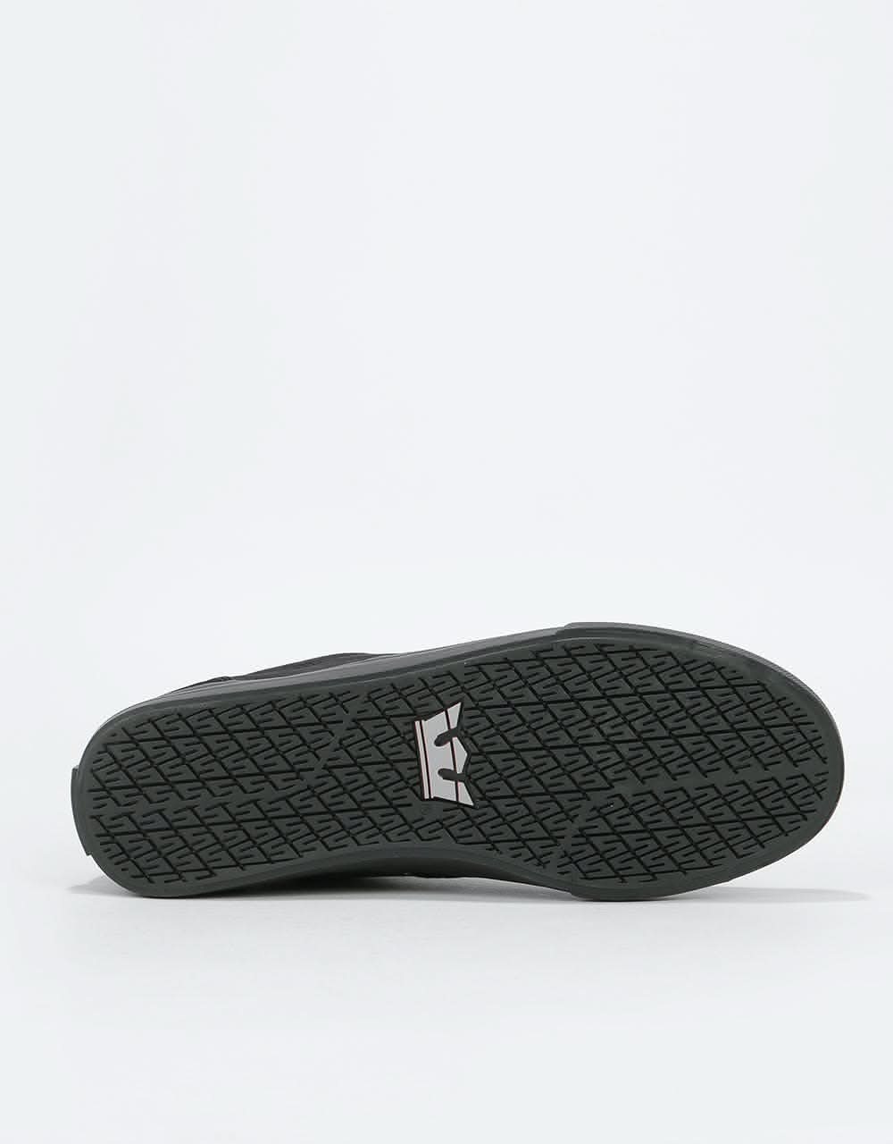 Supra Chino Skate Shoes - Black/Mauve-Black