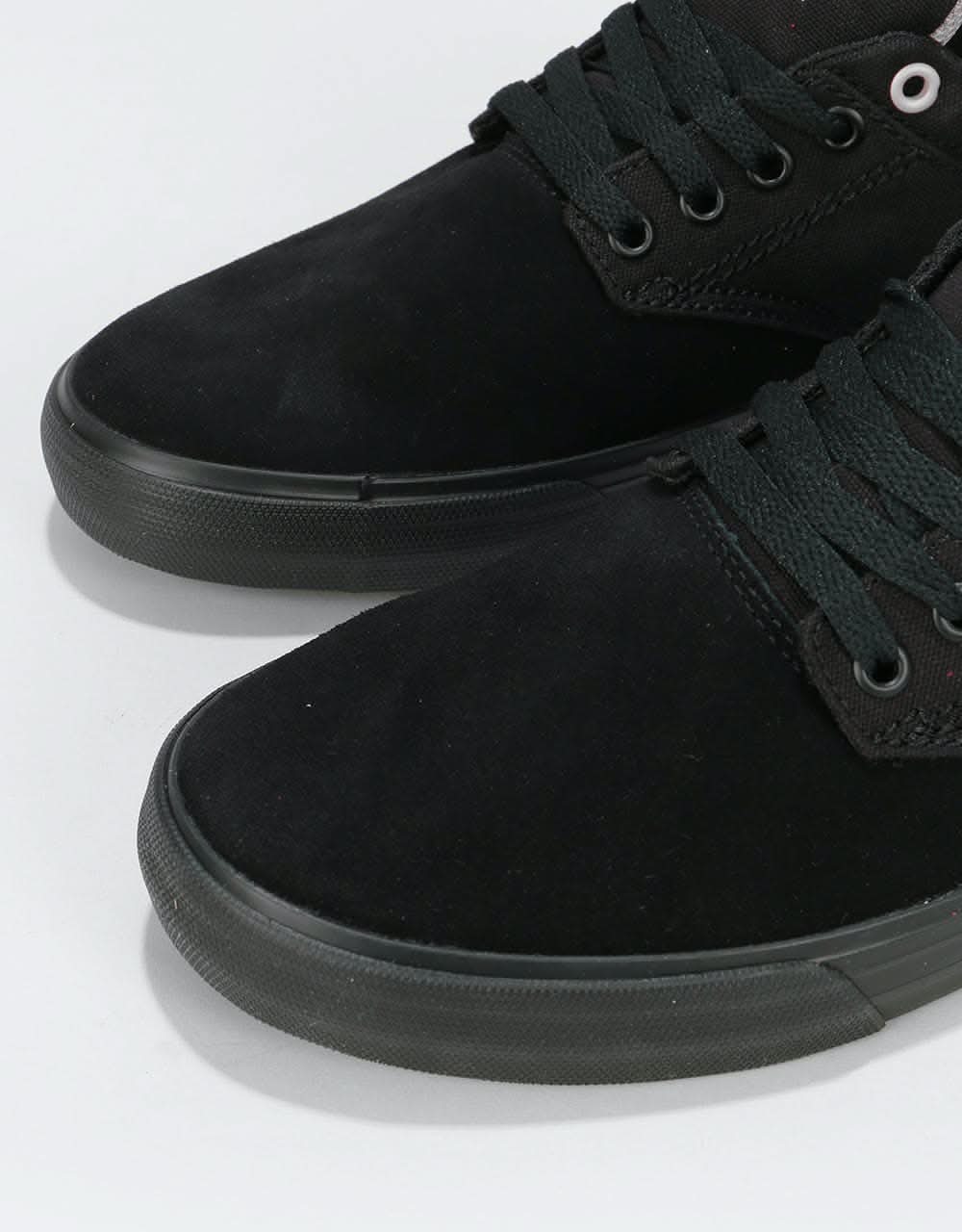 Supra Chino Skate Shoes - Black/Mauve-Black